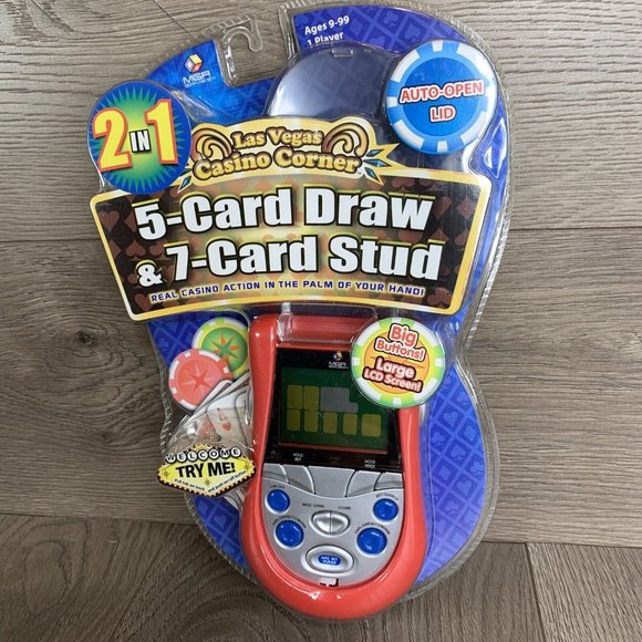 MGA Games Other - Las Vegas Casino Corner  2in 1 - 5 Card Draw & 7 Card Stud Handheld NiP